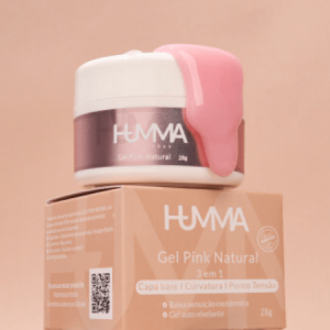 Gel Humma Pink Natural 3 em 1 - 28g